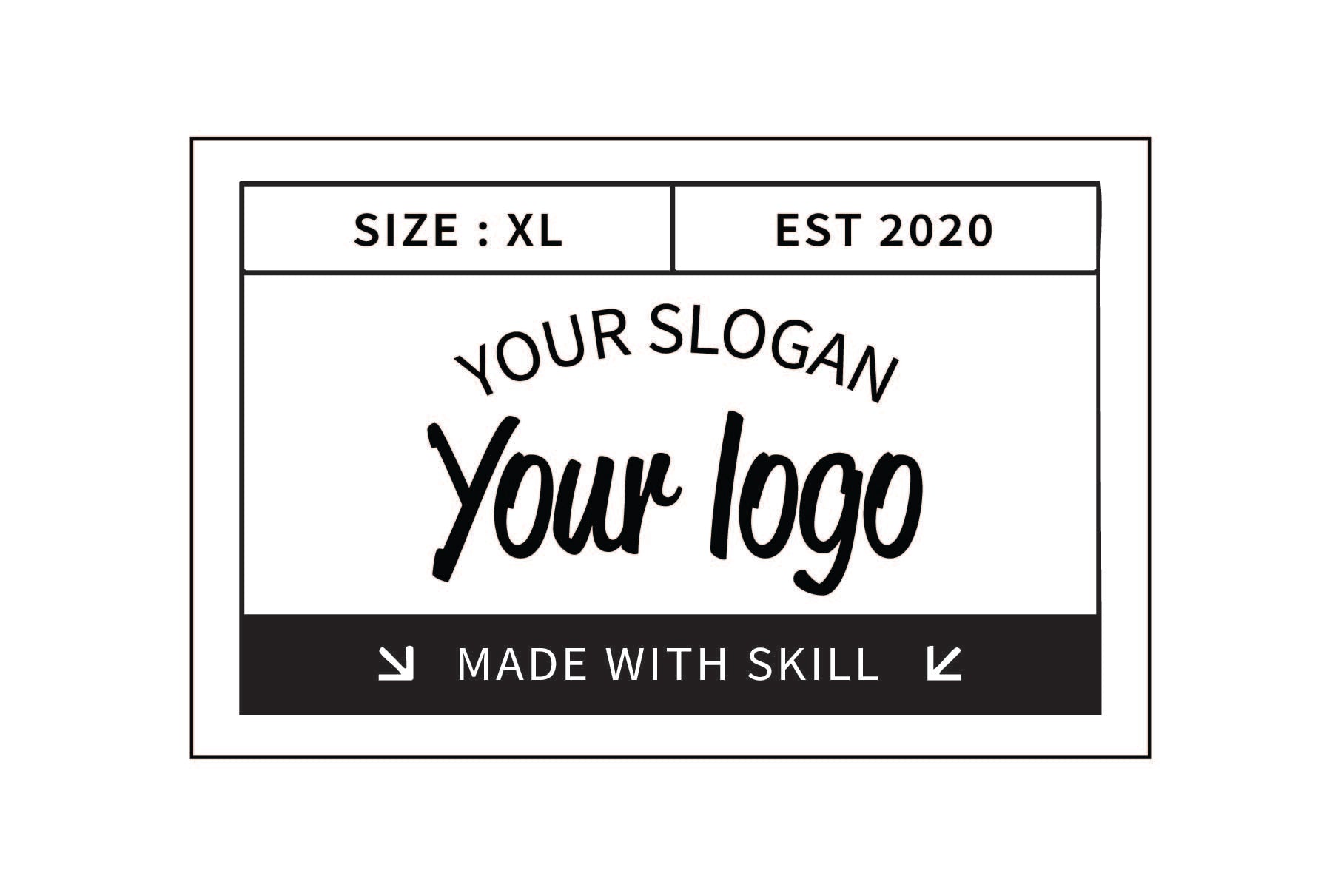 Custom DTF Neck Label | Custom Label, DTFValley