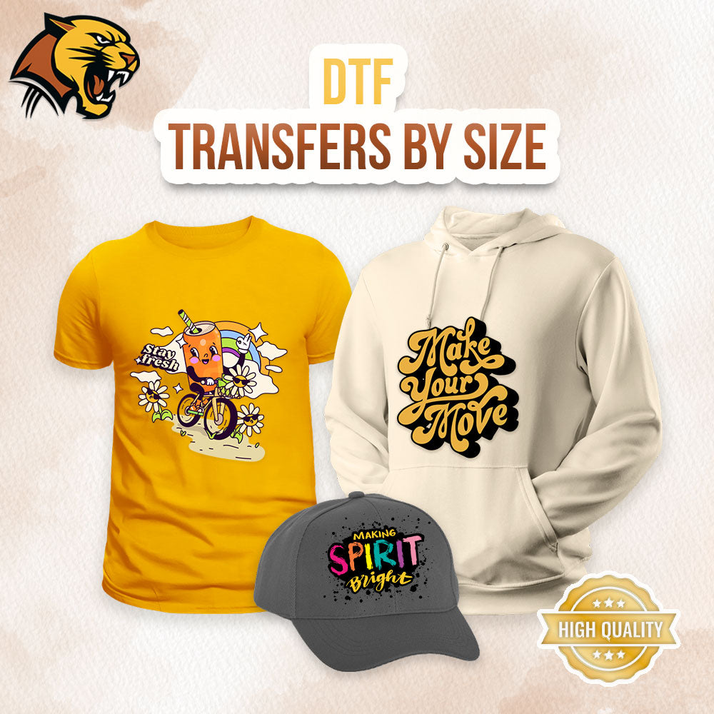 DTF Transfers  by Size