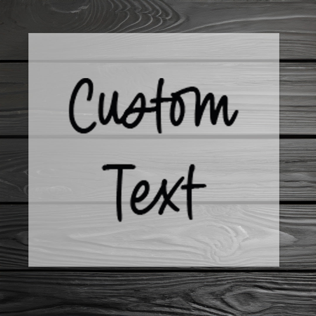 Custom Text Iron On Decal | Custom DTF Transfer, DTFValley