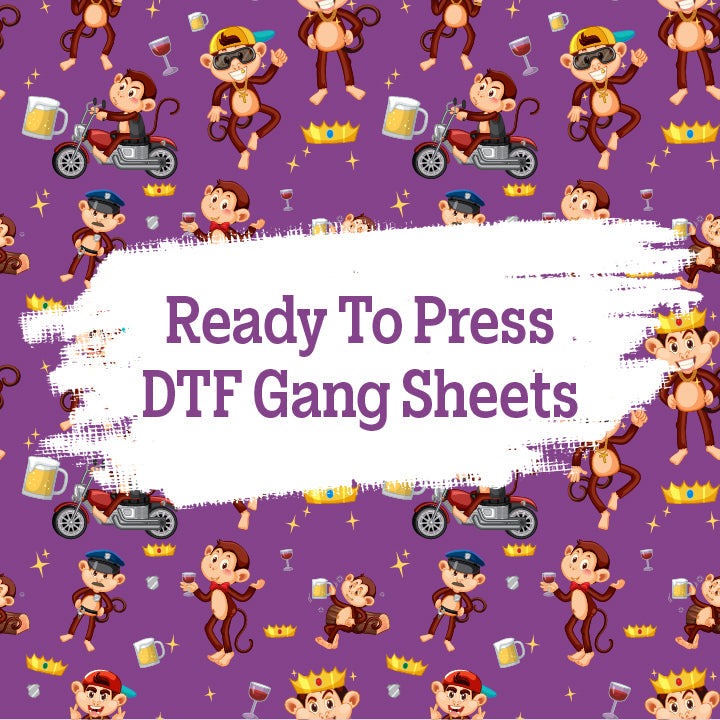 Ready To Press DTF Gang Sheets