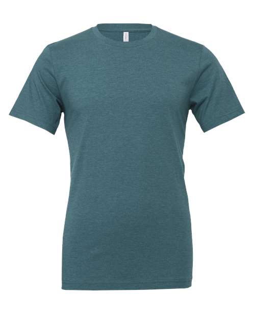 Bella Canvas Jersey Tee® T-Shirt-3001 - Heather Deep Teal