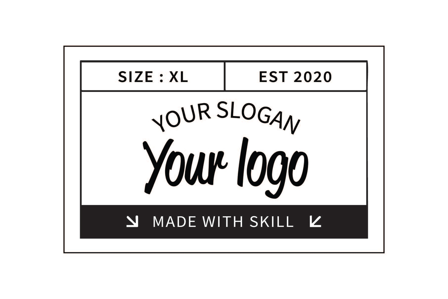 Custom DTF Neck Label | Custom Label, DTFValley
