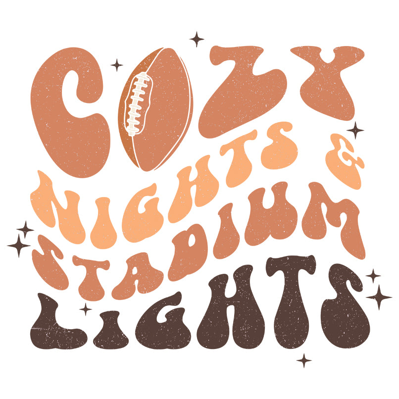 Cozy Night &amp; Stadium Lights - DTF Transfer