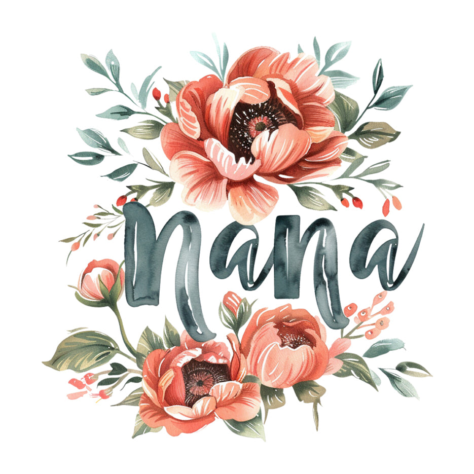 Boho Floral Nana - DTF Transfer