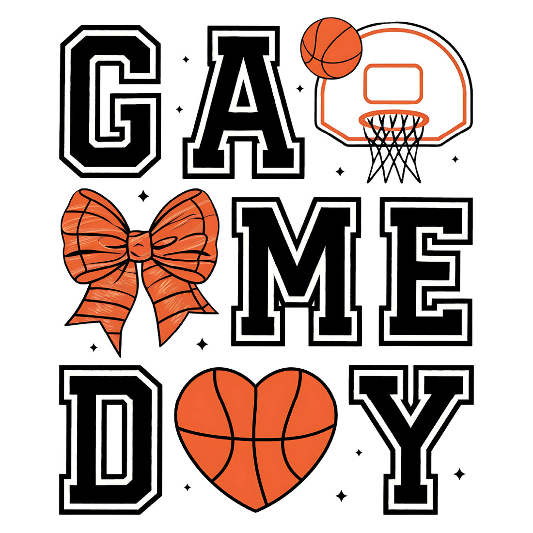 Basketball Game Day - DTF Transfer