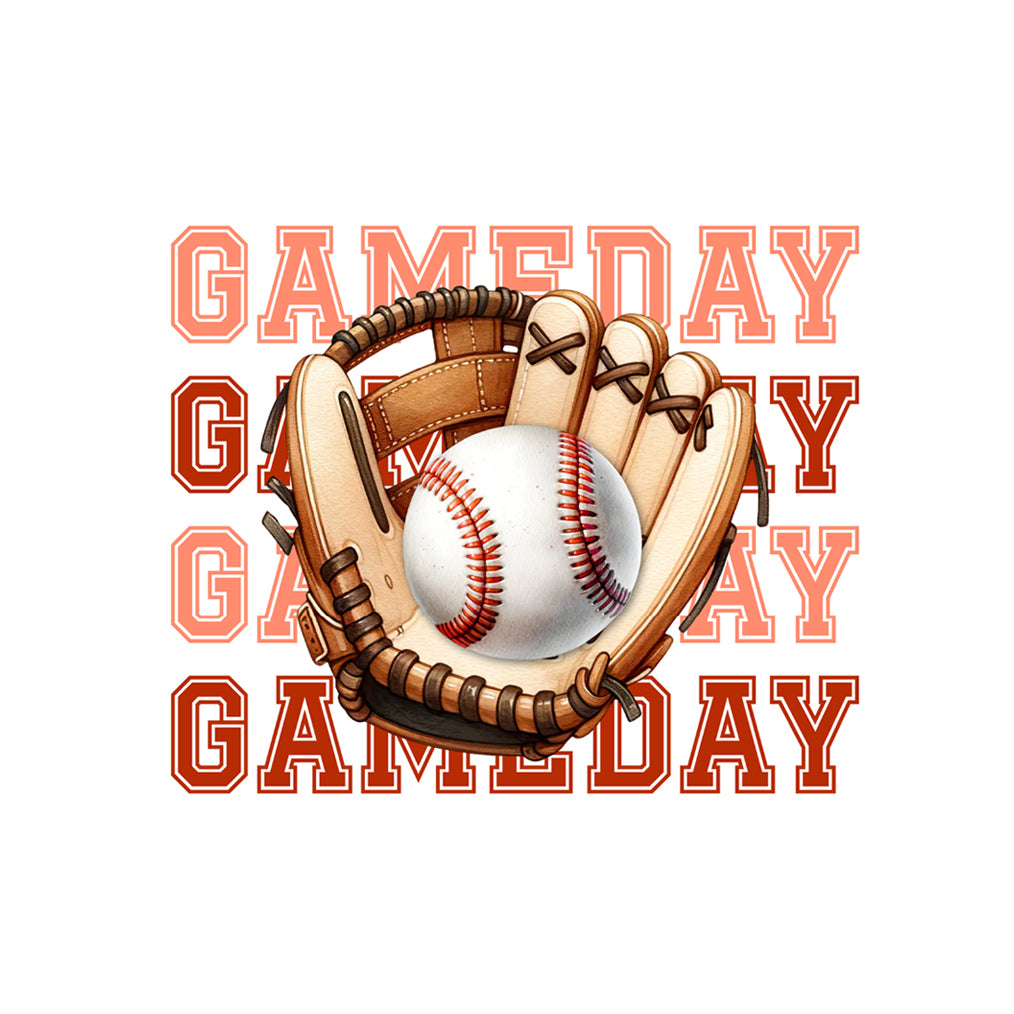 Baseball Hand Glove Game Day - DTF Transfer