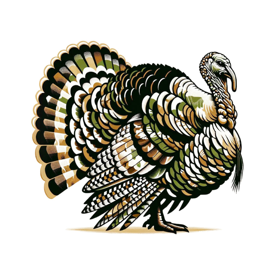 Camo Turkey - DTF Transfer
