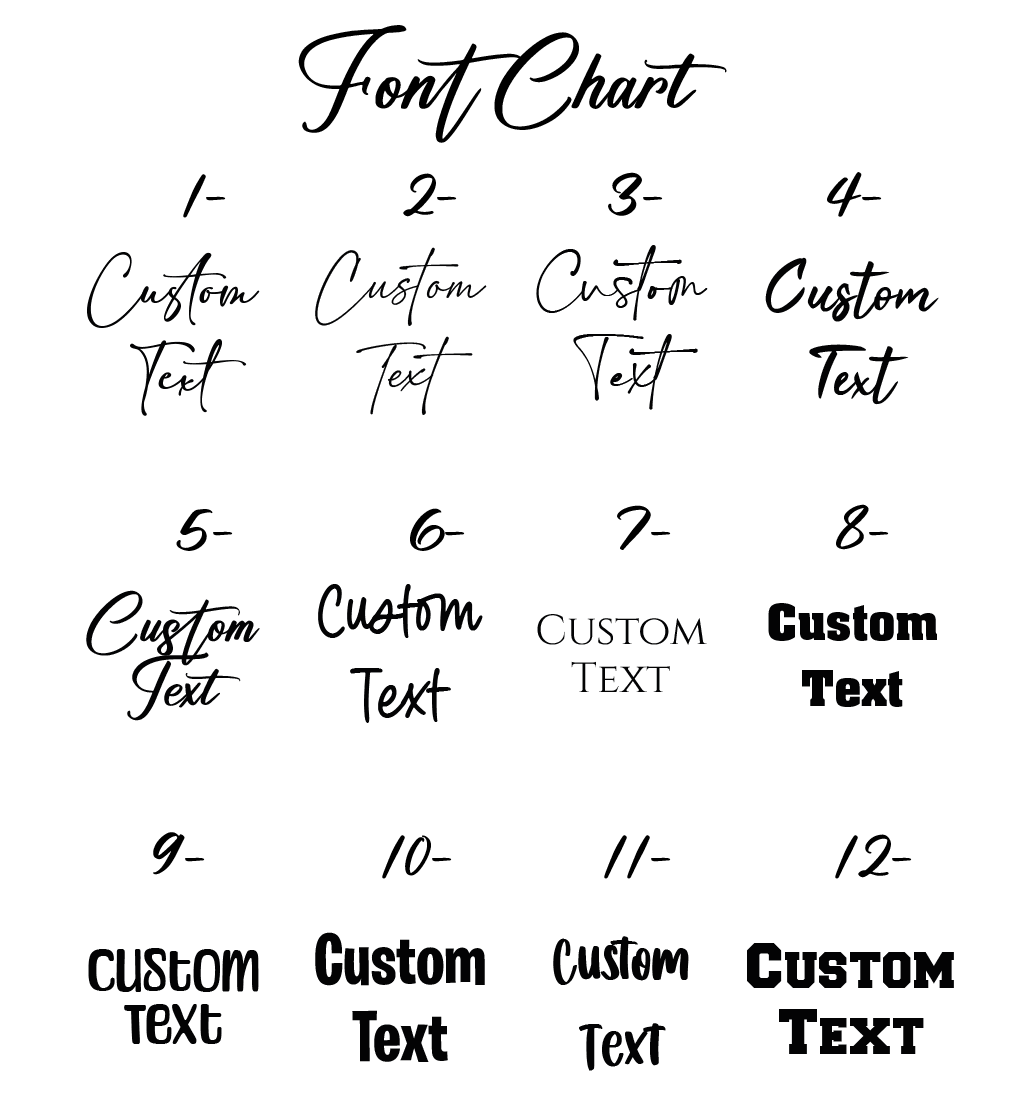 Custom Text Iron On Decal | Custom DTF Transfer, DTFValley