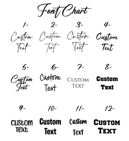 Custom Text Iron On Decal | Custom DTF Transfer, DTFValley