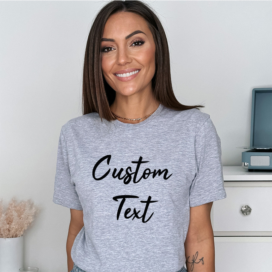 Custom Text Iron On Decal | Custom DTF Transfer, DTFValley